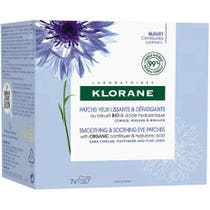 Klorane Patch Glättende Augen Anti-Müdigkeit Kornblume Bio 7 Stück-5