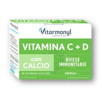 Vitarmonyl Vitamina C+D 24 Compresse Masticabili -1