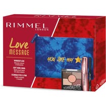 Rimmel Love Message Wonder'Luxe Mascara + Kajal Eye Pencil + Lidschatten-Palette-2