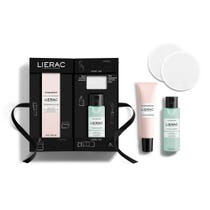 Lierac Hydragenist Augenbehandlungsbox-Set 15 ml + Mizellenwasser 50 ml + waschbare Make-up-Entferner-Pads-1