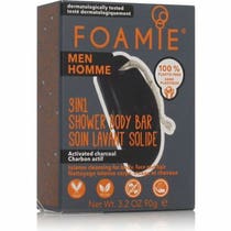 Foamie Men 3 In 1 What A Man Shampoo, Duschgel und festes Gesicht, 80 g-1