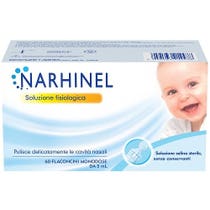 Narhinel Soluzione Fisiologica Per Aspiratore Nasale 60 Flaconcini da 5ml-1