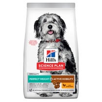 Hill's Science Plan Perfect Weight & Active Mobility Adult Crocchette Con Pollo Per Cani Taglia Media Sacco 12 Kg-8