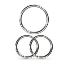 Crushous Metaleros Set mit 3 Penisringen aus Metall-1