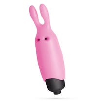 Crushious O-Pet Pocket Rabbit Vibrator mit 10 Vibrationsbällen in Pastellrosa-1