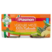 Plasmon Omogeneizzato Verdure Miste 4-6M+ 2x80g-2