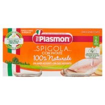 Plasmon Omogeneizzato Spigola Branzino 6M+ 2x80g-2