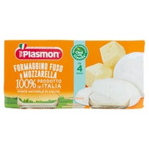 Plasmon Omogeneizzato Formaggino Mozzarella 4/6M+ 2x80g-2