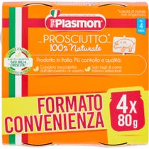 Plasmon Omogeneizzato Prosciutto Cotto 4x80g 4Mesi+-2