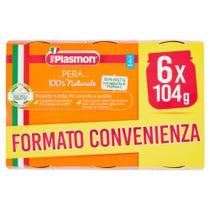 Plasmon Omogeneizzato Pera 4-6M+ 6x104g-2