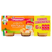 Plasmon Omogeneizzato 4 Frutti 6M+ 6x104g-2