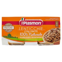 Plasmon Omogeneizzato Lenticchie Con Carote 2x80g-1