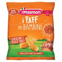 Plasmon Paff Dei Bambini Lenticchie E patate Dolci 15g-2