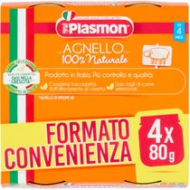 Plasmon Omogeneizzato Agnello 4x80g 4Mesi+-2