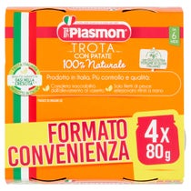 Plasmon Omogeneizzato Trota Con Verdure 6M+ 4x80g-1