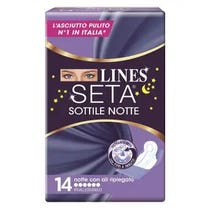 Linien Seidendünne Nacht mit Flügeln 14 Stück-1