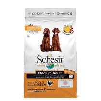 Schesir Rich In Chicken Trockenfutter für ausgewachsene Hunde Medium Bag 3 Kg-1