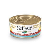 Schesir Tonnetto Con Ananas Lattina Cibo Umido Gatto Adulto 75g-2