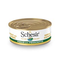 Schesir Pollo Con Prosciutto Cibo Umido Cani Adulti Lattina 150 g-2
