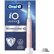 Oral-B iO 3S wiederaufladbare elektrische Zahnbürste Rosa + 1 Ersatzkopf-1