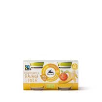 Omogeneizzato Banana Mela Baby Food Bio 4-6M+ 2x80g-3