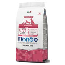 Monge Rindfleisch und Reis Trockenfutter für ausgewachsene Hunde Beutel 2,5 kg-2