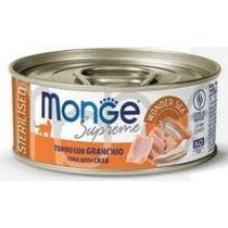 Monge Supreme Nassfutter Thunfisch mit Krabben für sterilisierte Katzen, 80 g Box-2