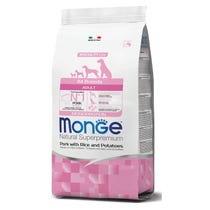 Monge Maiale Riso E Patate Cibo Secco Per Cani Adulti Sacco 2,5 Kg-1