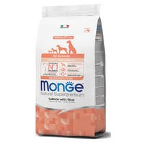Monge Salmone E Riso Cibo Secco Per Cani Cuccioli Sacco 2,5 Kg-1