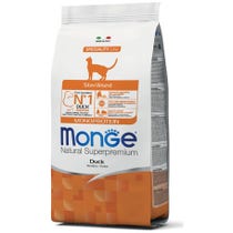Monge Anatra Monoprotein Cibo Secco Gatti Adulti Sterilizzati Sacco 1,5 Kg-1
