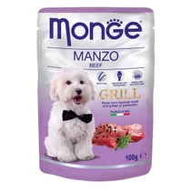 Monge Grill Manzo Cibo Umido Per Cani Adulti 100g-1