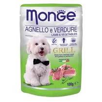 Monge Grill Agnello E Verdure Cibo Umido Per Cani Adulti 100g-1
