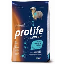 Prolife Dog Dual Fresh Adult Medium/Large Salmon Codfish & Rice 2,5Kg-2