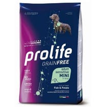 Prolife Grain Free Adult Sensitive Fish & Potato Cibo Secco Per Cani Taglia Piccola Sacco 7 Kg-2