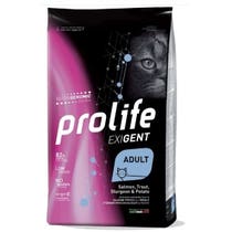 Prolife Exigent Salmone Trota Storione E Patate Cibo Secco Per Gatti Adulti Sacco 7kg-2