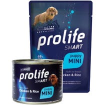 Prolife Smart Pollo Fresco Con Riso Cibo Umido Per Cuccioli Taglia Piccola Busta 100g-2