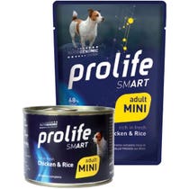 Prolife Smart Pollo Fresco Con Riso Cibo Umido Per Cani Adulti Taglia Mini Bustina 100g-2