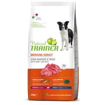 Natural Trainer Kroketten Rind/Reis für ausgewachsene Hunde Medium Bag 12kg-3