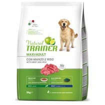 Natural Trainer Kroketten Rind/Reis für ausgewachsene Hunde Größe 3kg Beutel-3