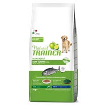 Natural Trainer Crocchette Tonno/Riso Per Cani Adulti Taglia Grande Sacco 12 Kg-2
