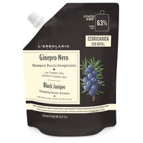 L'Erbolario Ecoricarica Energizing Duschshampoo Schwarzer Wacholder 500 ml-1