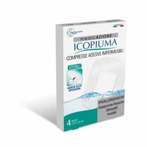 Icopiuma Postoperativer Verband, komprimierte Gaze, 10 x 7,5 cm, 4 Stück-1