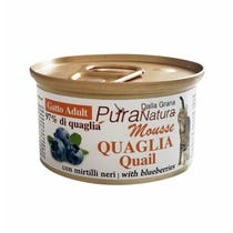 PuraNatura Quaglia Cibo Umido Gatti Adulti Scatoletta 85g-2