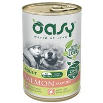Oasy Wet Dog One Protein Lachs Nassfutter für erwachsene Hunde 400 g-1