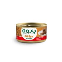 Oasy Wet Cat Mousse mit Rindfleisch für erwachsene Katzen, 85 g Dose-1