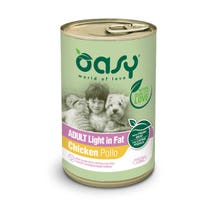 Oasy Wet Dog Lifestage Chicken Pate Nassfutter für übergewichtige erwachsene Hunde, 400-g-Dose-1