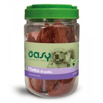 Oasy Snack per Cani Filetti di Pollo Essicati 400g-2