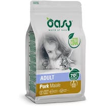 Oasy Dry Lifestage Crocchette con Maiale Per Gatti Sacco 300g-2