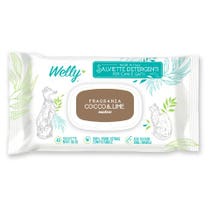 Welly Exotic Coconut & Lime Reinigungstücher für Hunde und Katzen, 40 Stück-1