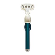 Fler The Razor Starter Set Rasierer + Ständer + 2 Köpfe, Farbe Kiefer-1